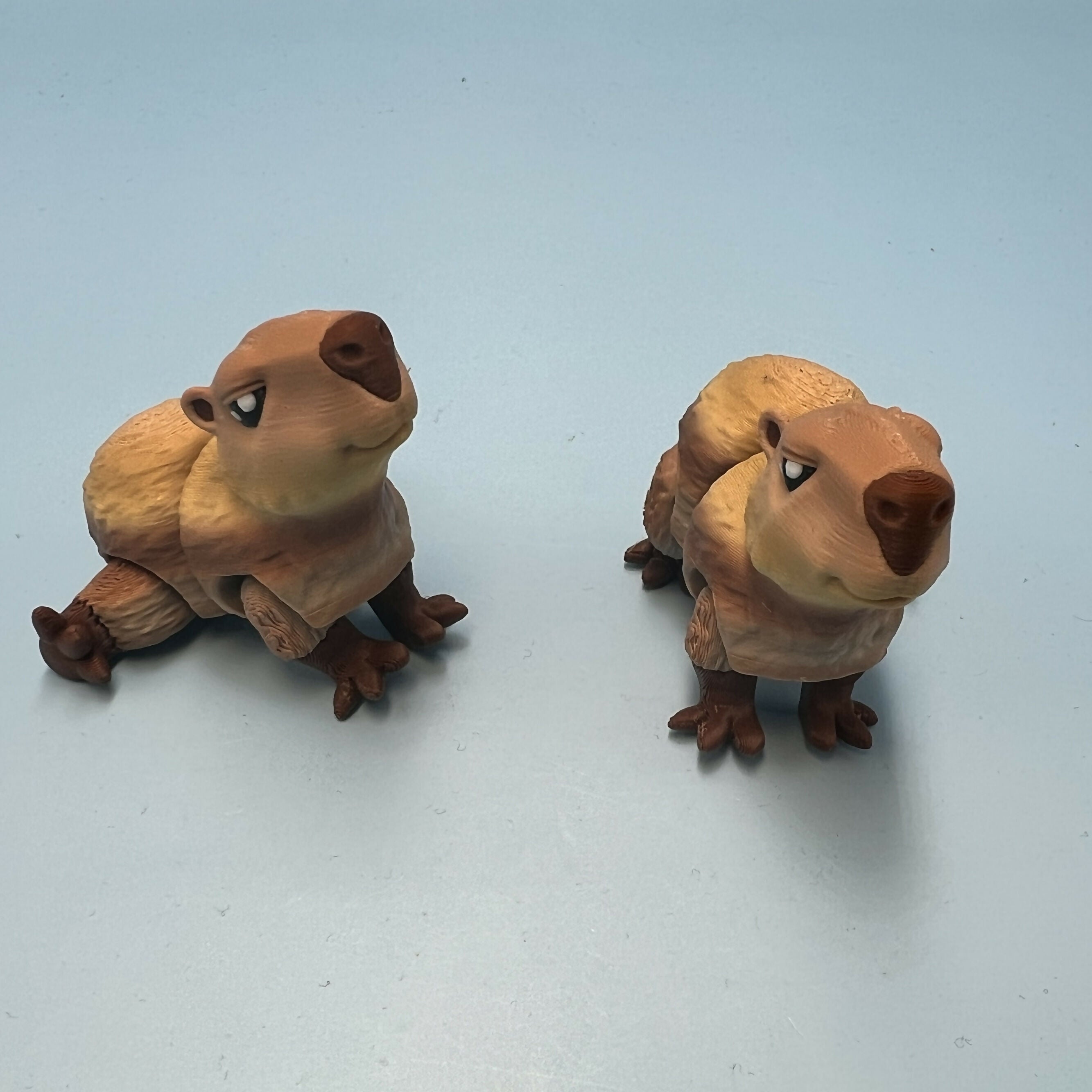 3D Printed SMALL: Articulated Sensory Fidget Animal friends Capybara 6.5cm