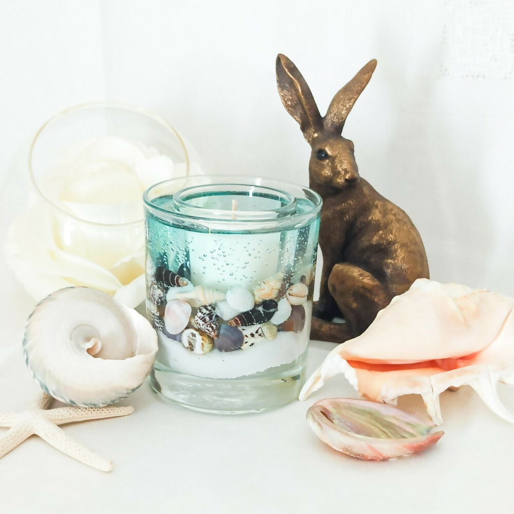 Blue Sea Botanical Candle