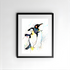 DANCING PENGUINS, PART OF THE 'ANIMAL ART COLLECTION'