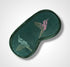Green Hummingbirds Linen Lavender Infused Eye Mask