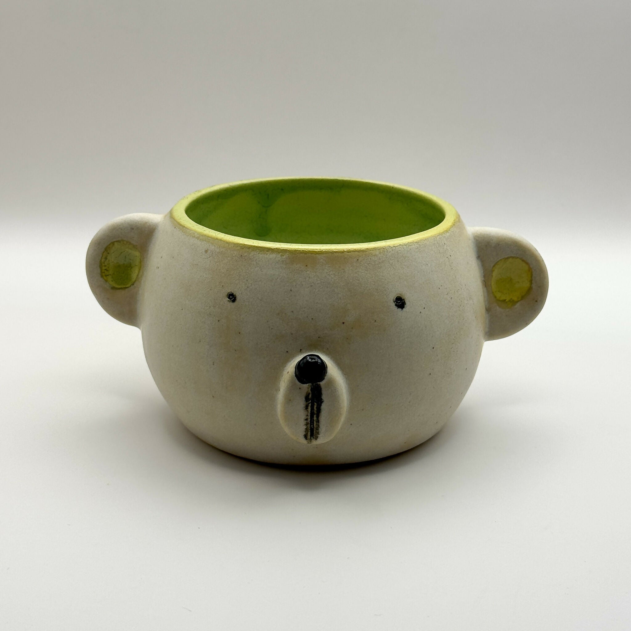 Handmade Light Bear Ceramic Cup