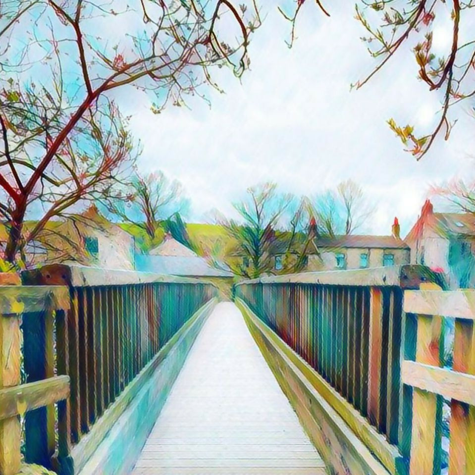 Bridge over Linton Falls