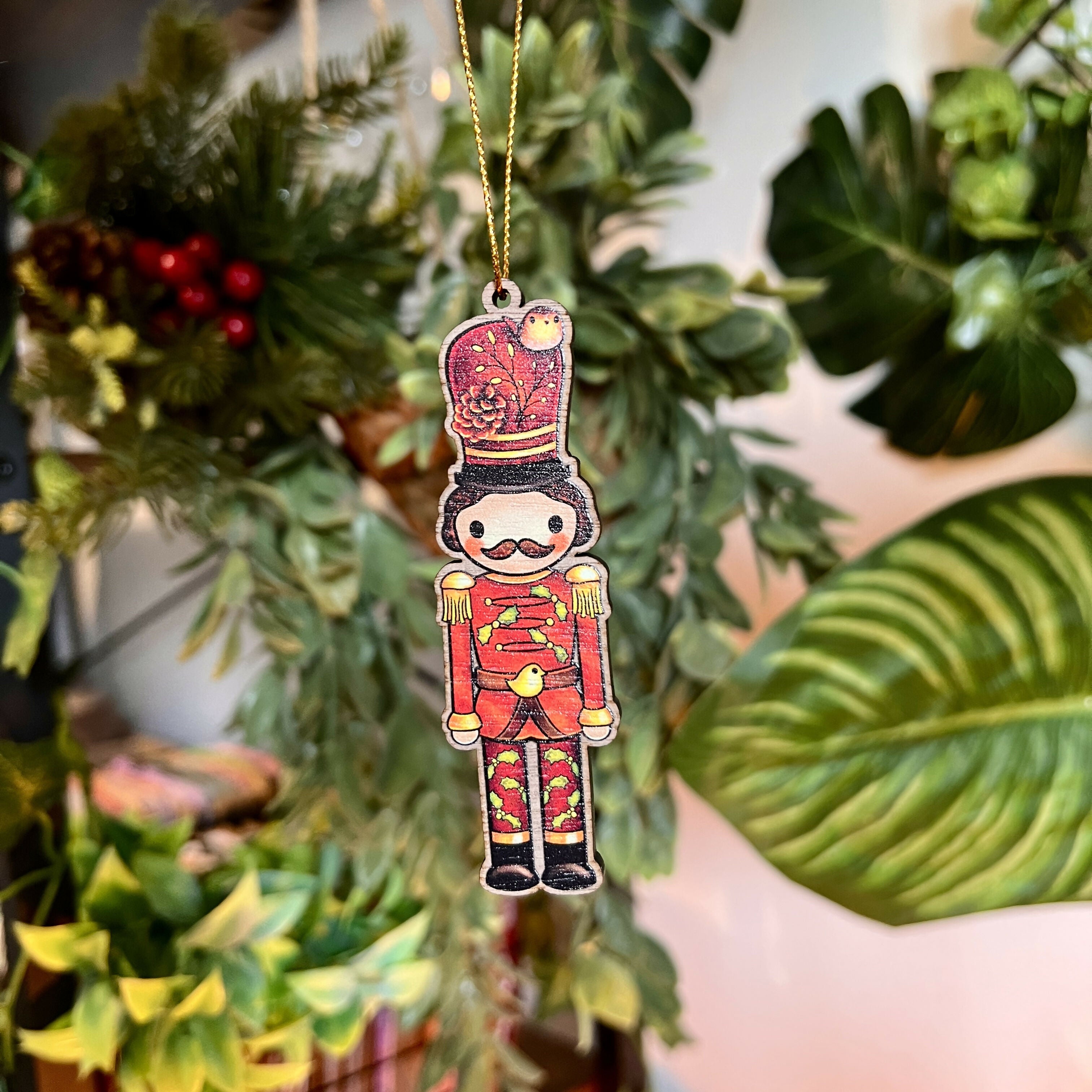 'Wilhelm' Nutcracker Wooden Decoration