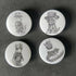 Animal Artwork Badges 36mm
