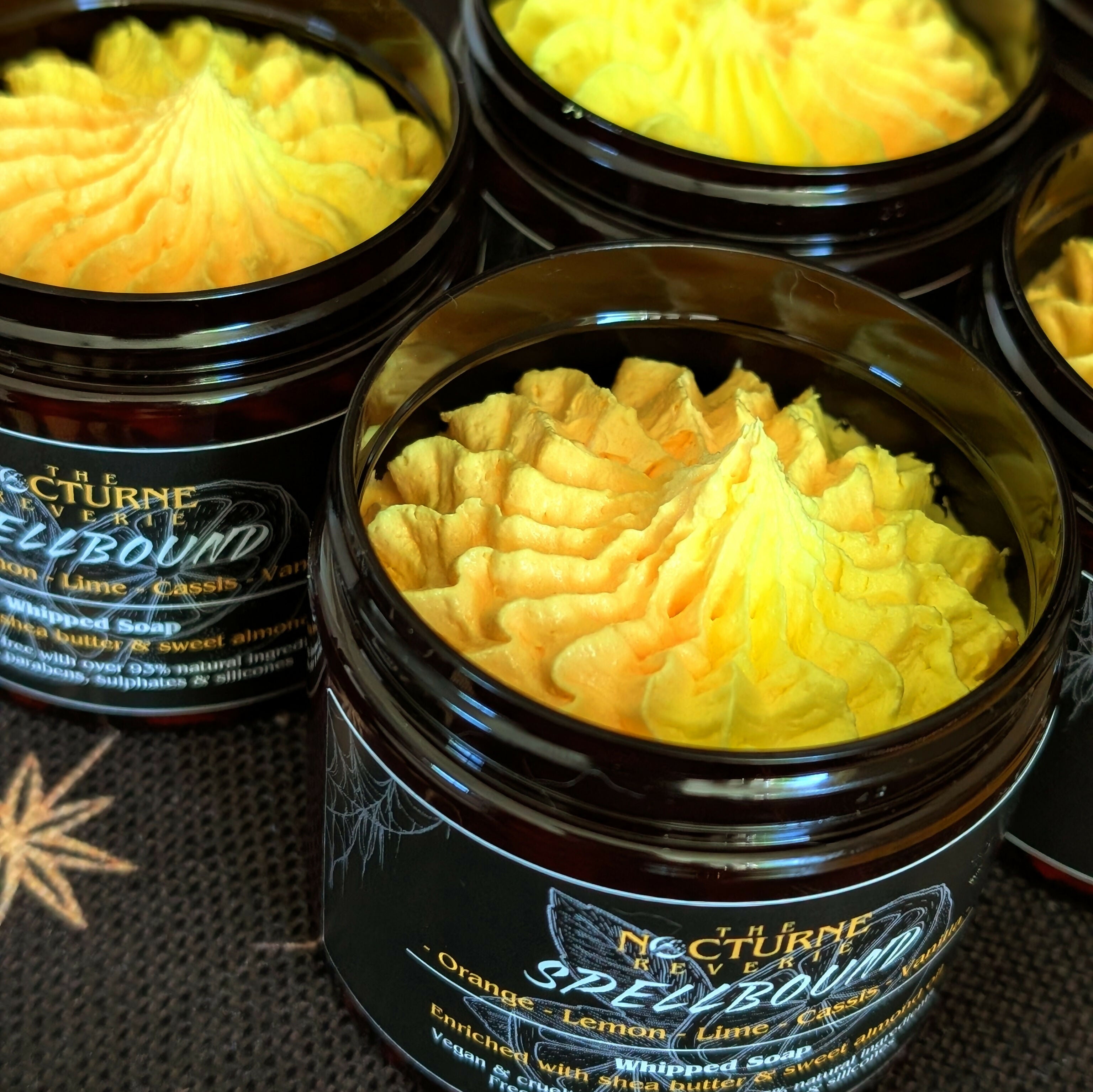 Orange, Lemon, Lime, Blackcurrant & Vanilla Whipped Soap