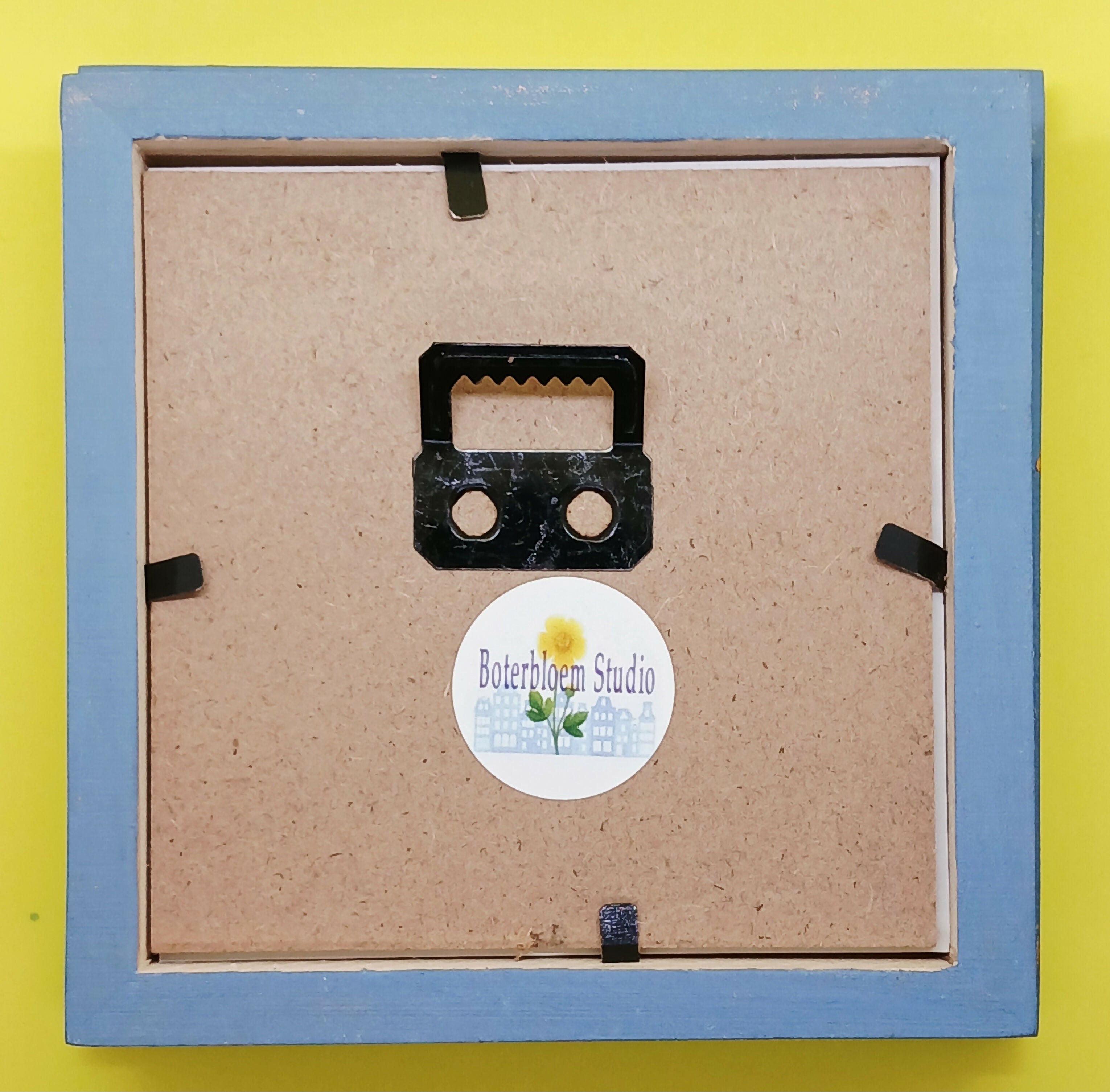 Sunflower Small Box Frame Clay Tile