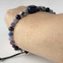 UNISEX HEALING CRYSTAL THROAT CHAKRA BRACELET WITH AROMATHERAPY BEADS