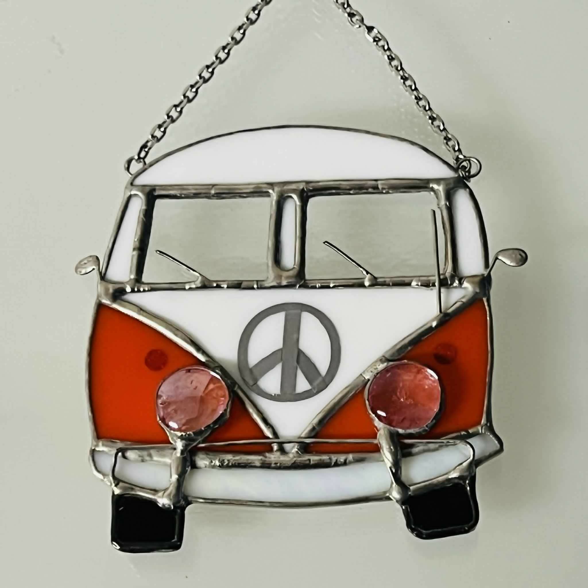Stained Glass Camper Van Suncatcher