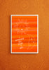 I Embrace All That I Am | A4 Affirmation Print Unframed | Orange Sunset | Sun and Moon