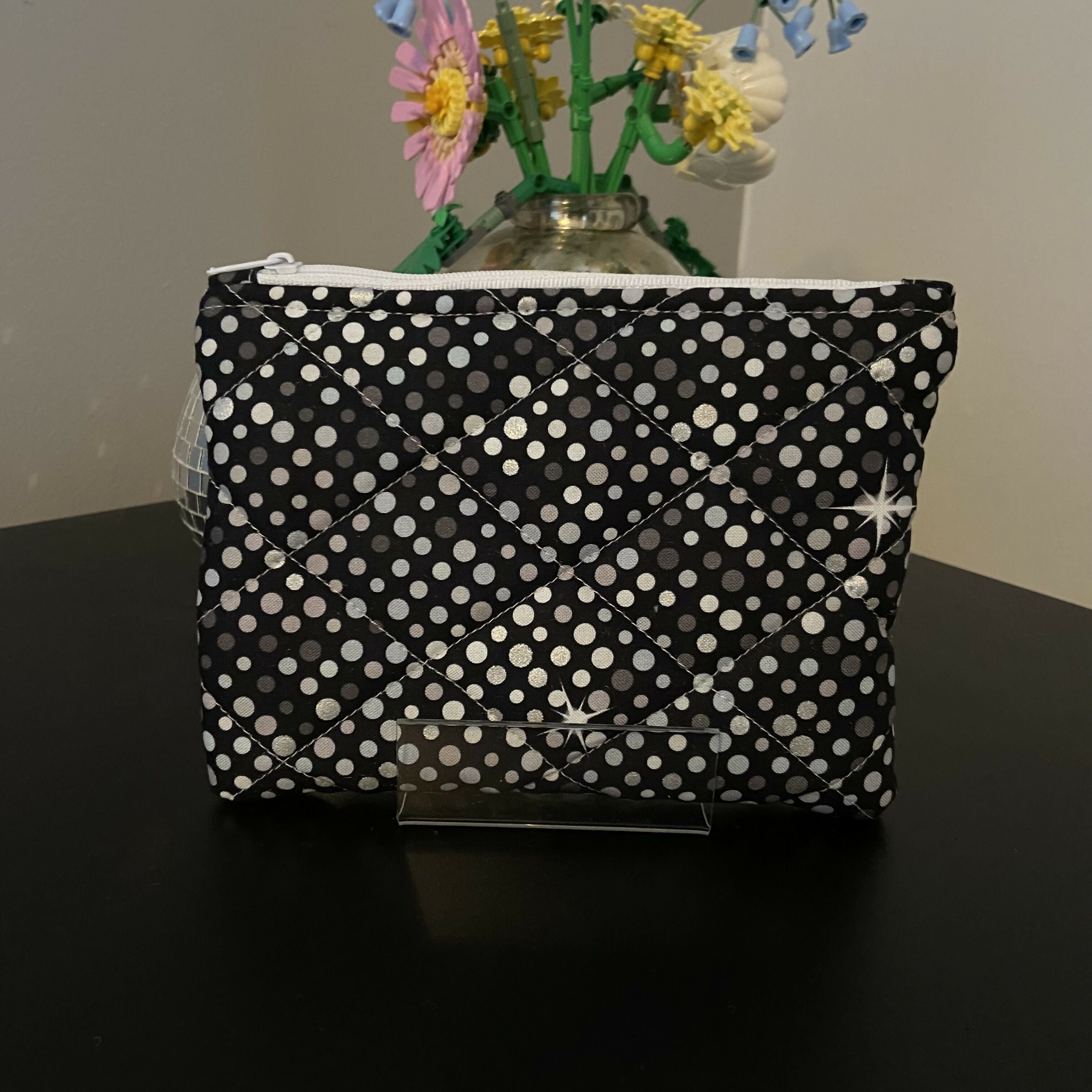 Disco Medium Zipper Pouch