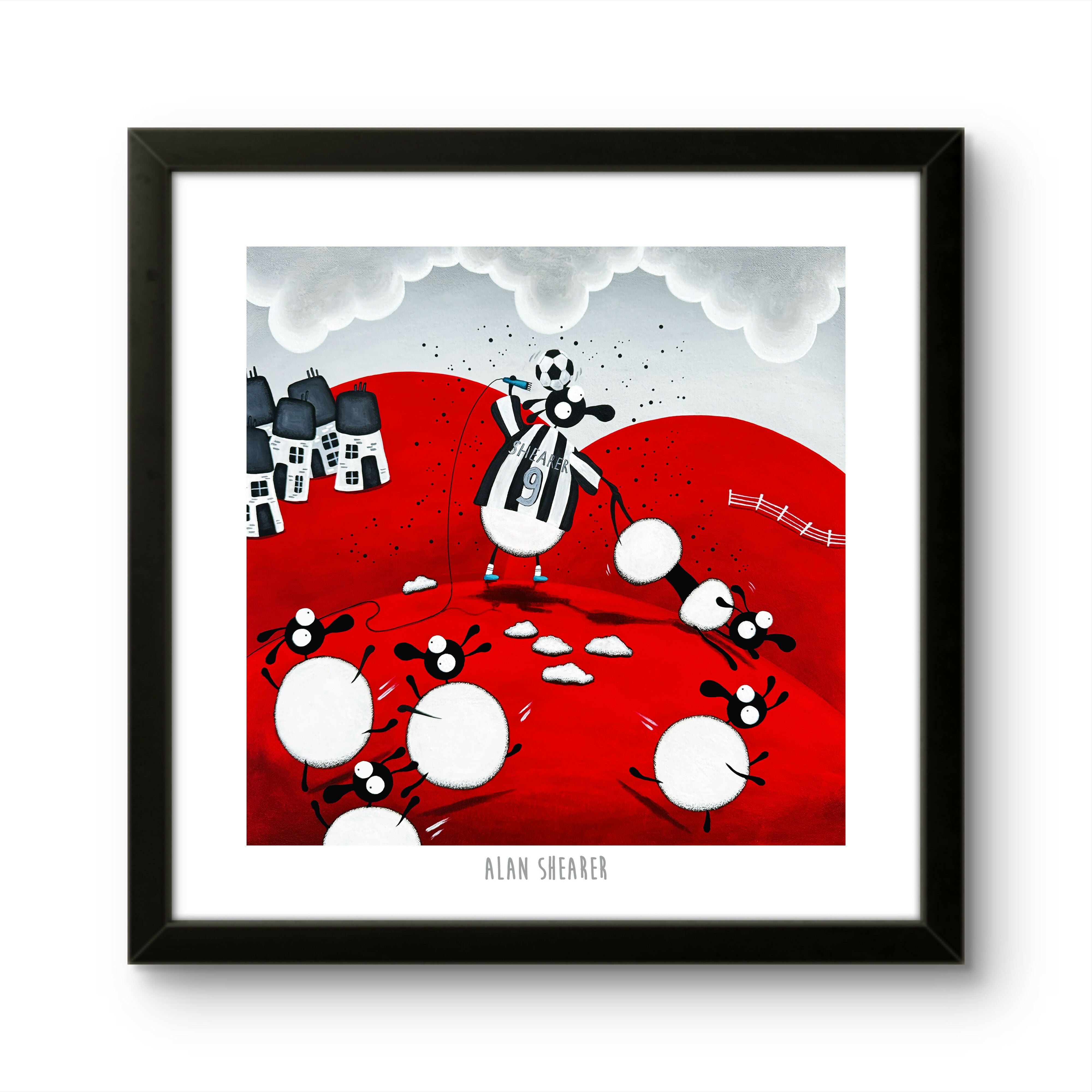 Alan Shearer - 10” Print