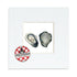 4” x 4” Mini Mounted Giclée Print of Oysters
