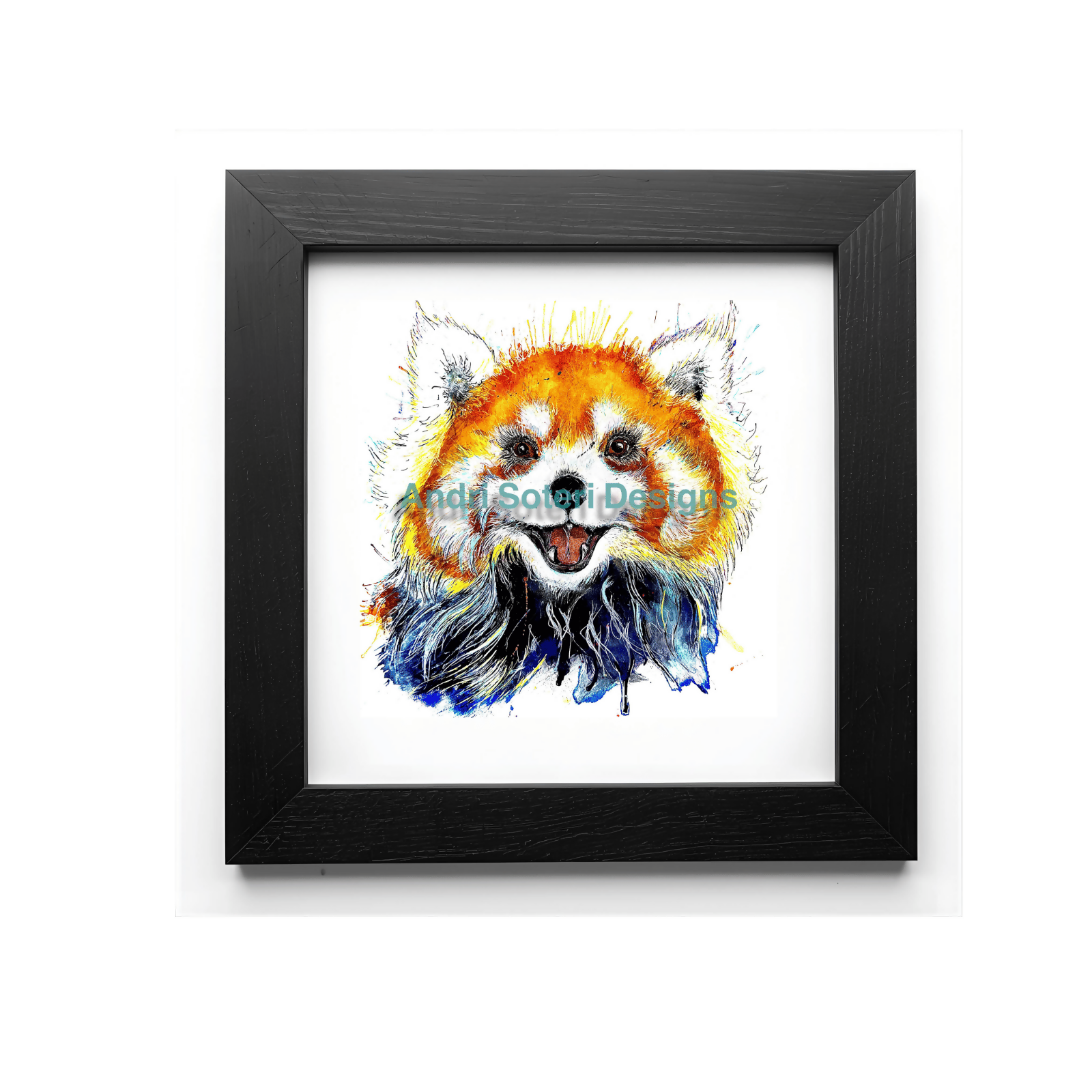 RED PANDA, PART OF THE 'LITTLE MINI TREASURE' ART COLLECTION