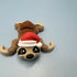 3D Printed SMALL: Articulated Sensory Fidget Animals friend Santa Sloth 10cm
