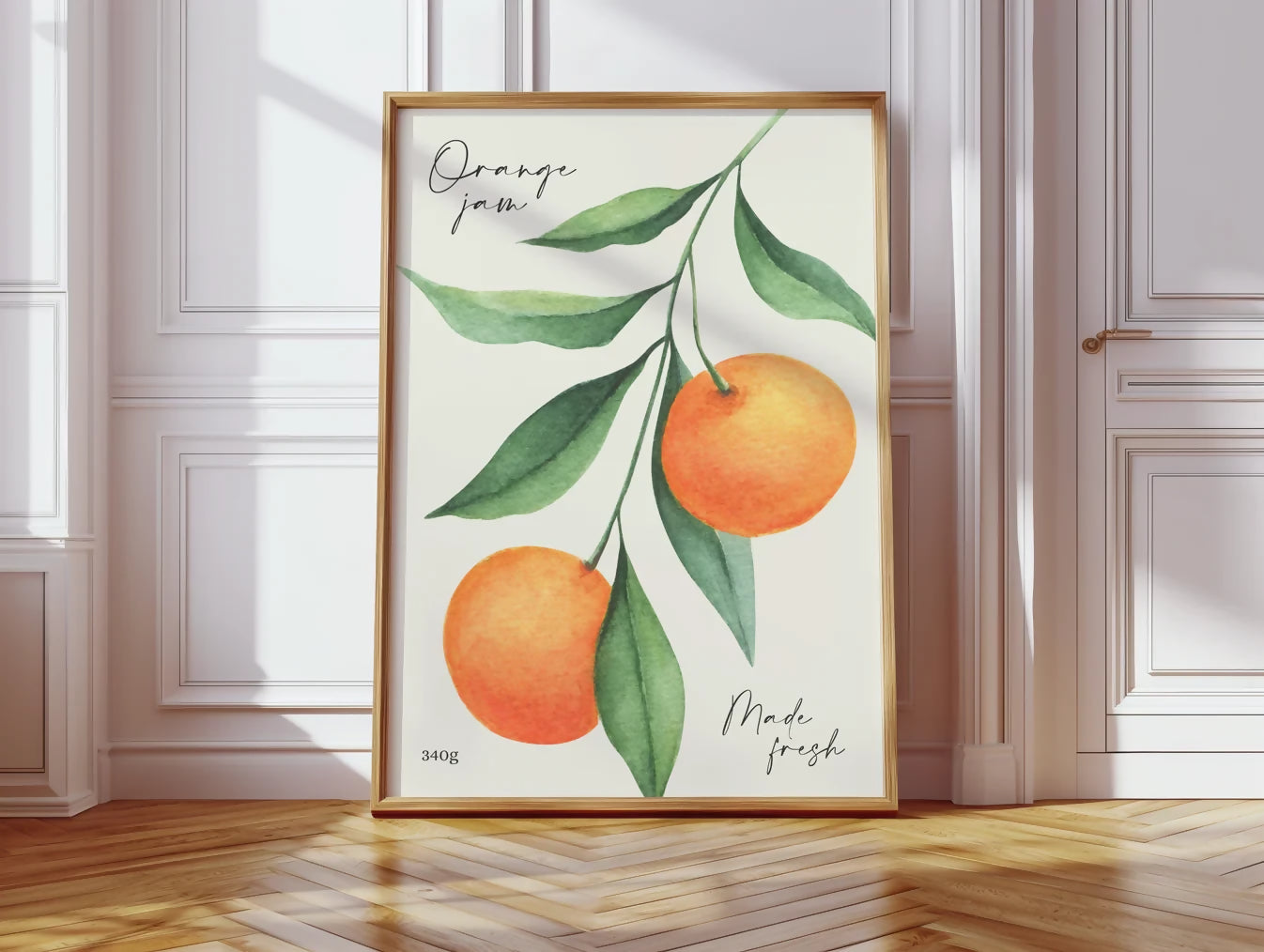 ORANGE JAM WALL ART PRINT