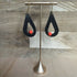 Autumn Ember Leather Earrings
