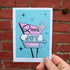 'Queer Joy This Way' Illustrated Postcard