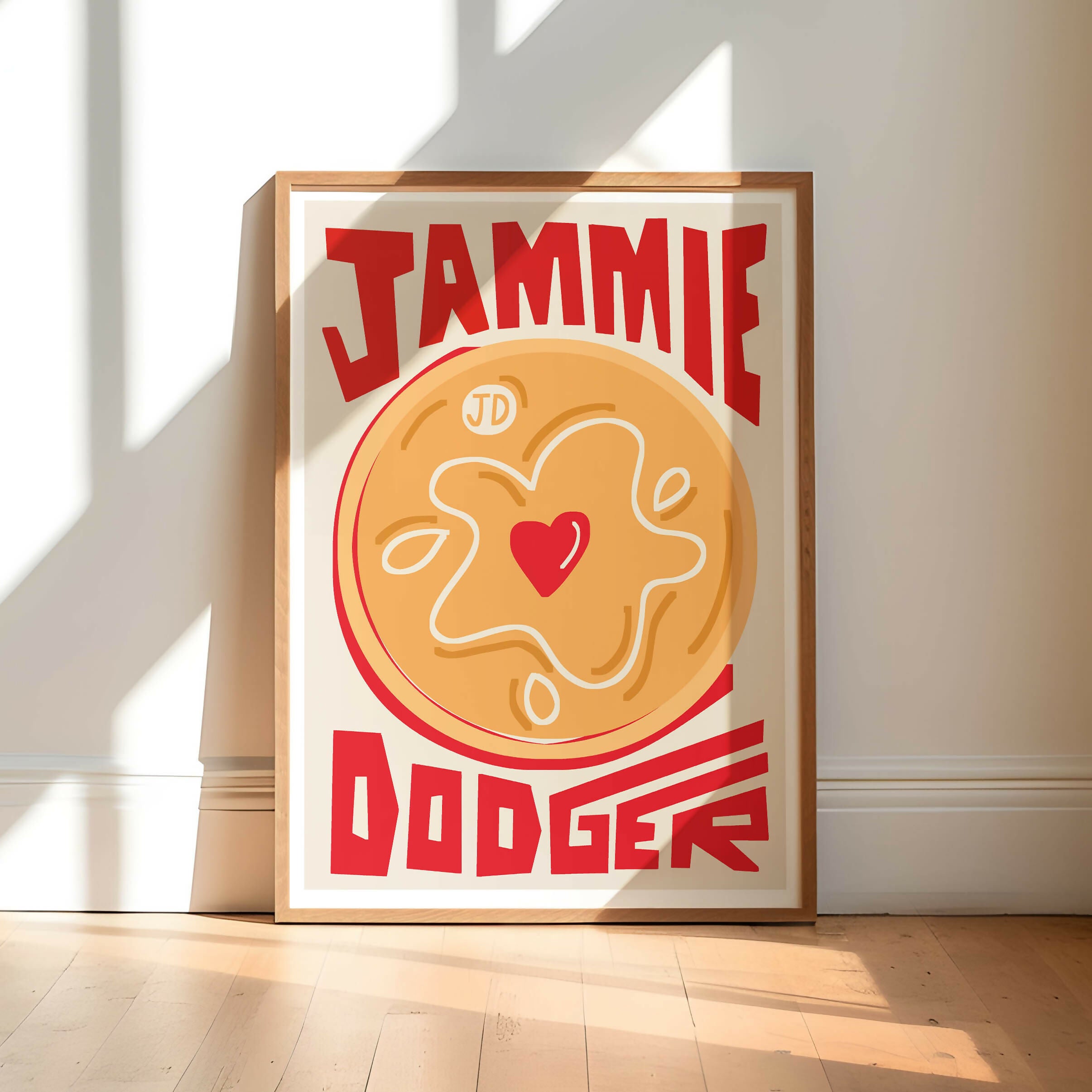 Jammie Dodger Art Print