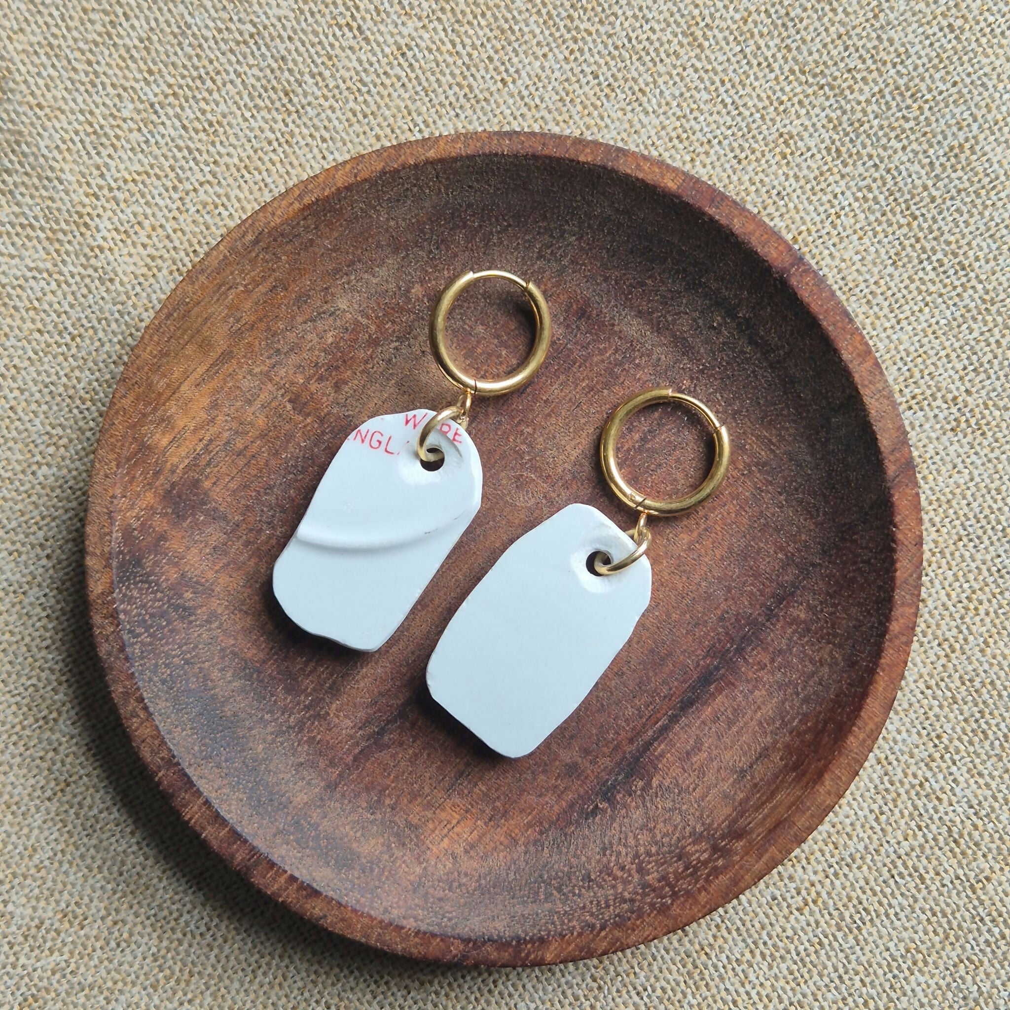 Recycled Ceramic Earring
