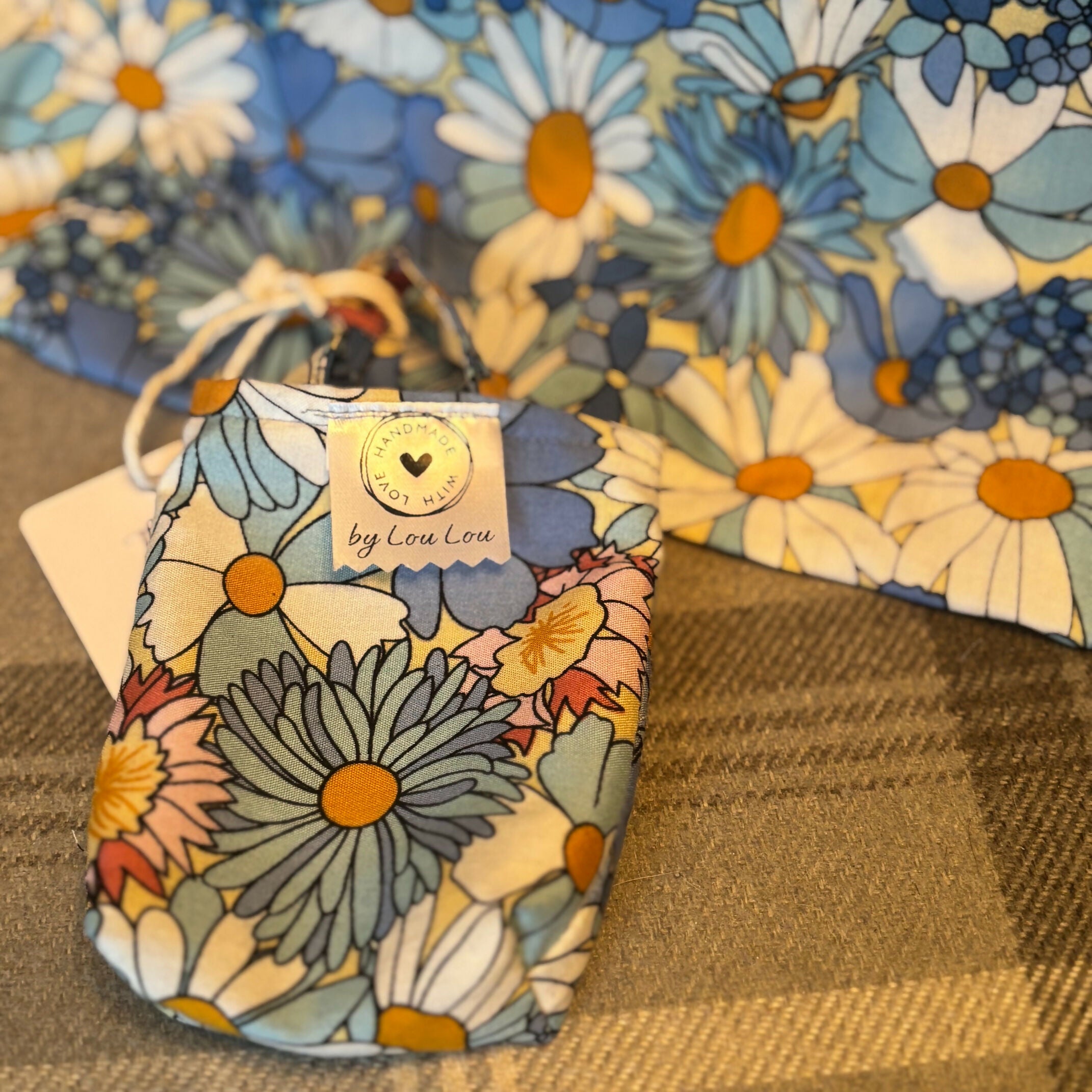 Handcrafted Shopping Tote Bag In A Bag Foldable Bag