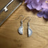 Stunning Silver Solar Quartz Slice Earrings