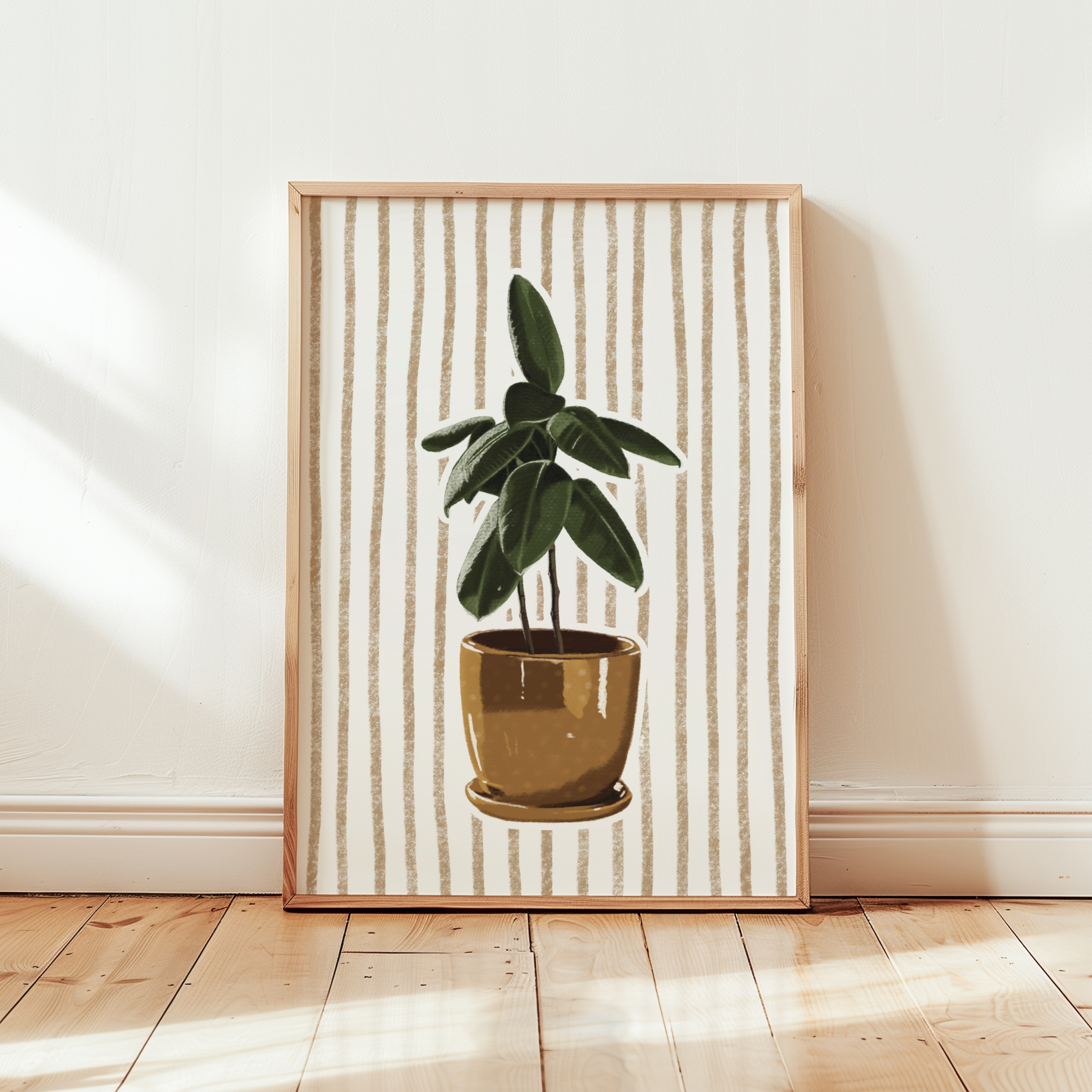 Rubber Plant Print