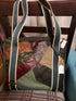 Handmade Genuine Leather Patchwork Shopping Bag