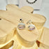 PINK MOONSTONE STUD EARRINGS
