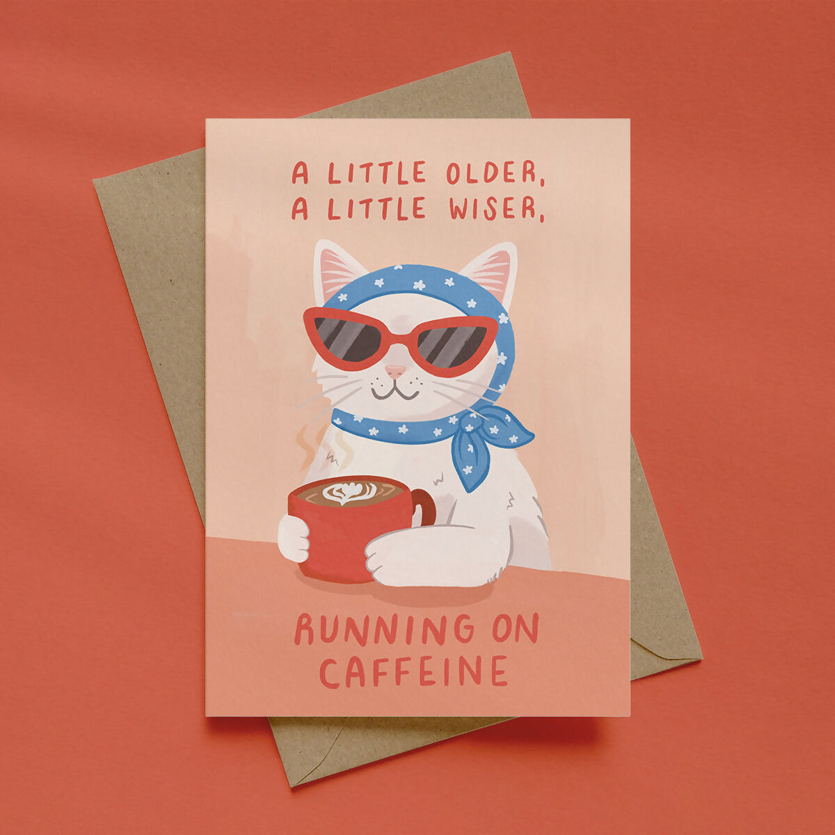 A Little Older Cat Greeting Card