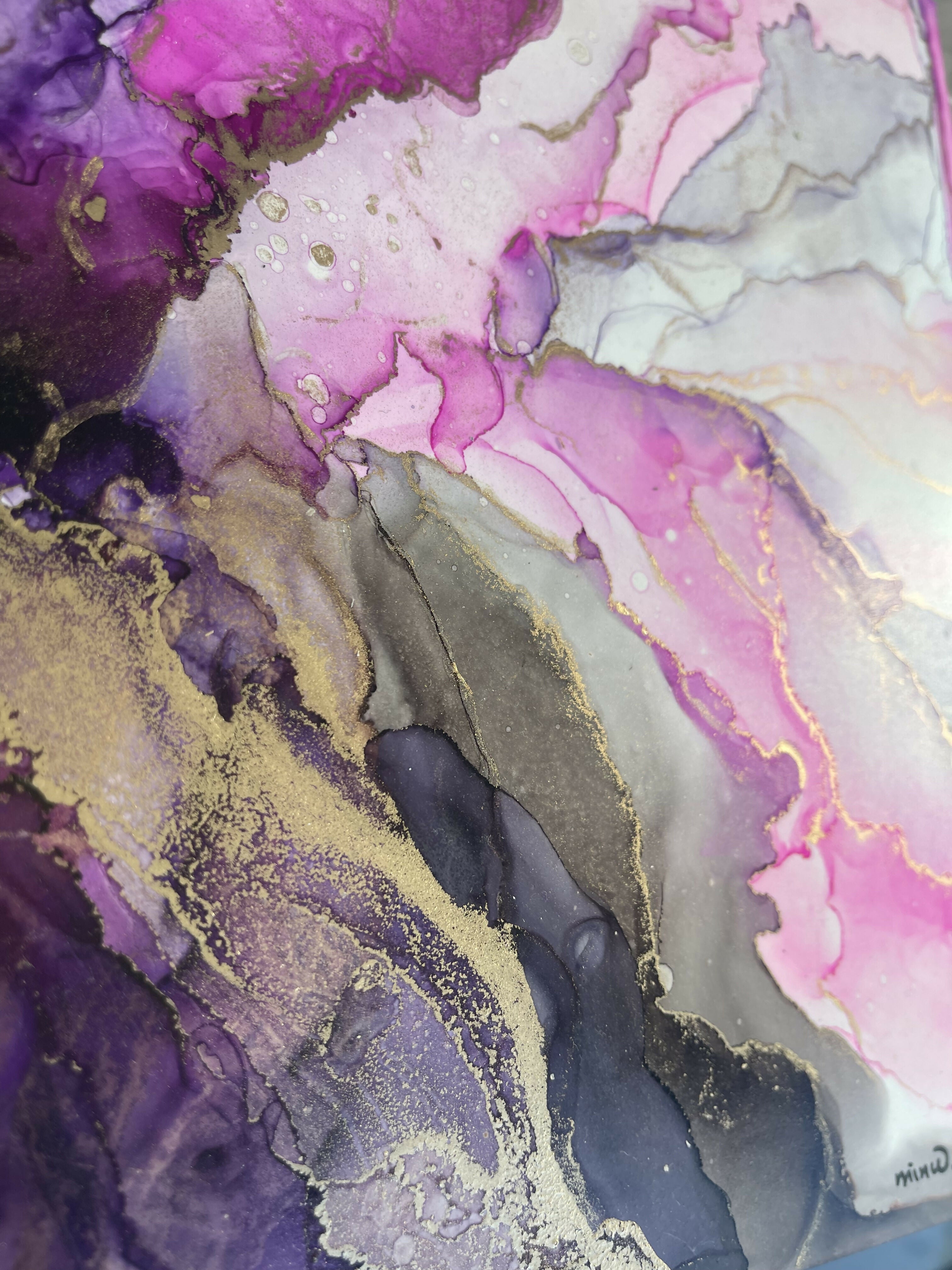 Pink Party - Original Abstract Painting