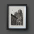 Beverley Minster Peregrines - Linocut Print