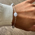 Sterling Silver Blue Lace Agate Bracelet