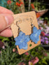 BLUE HYDRANGEA EARRINGS