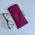 Glasses Case - Red and Purple Floral
