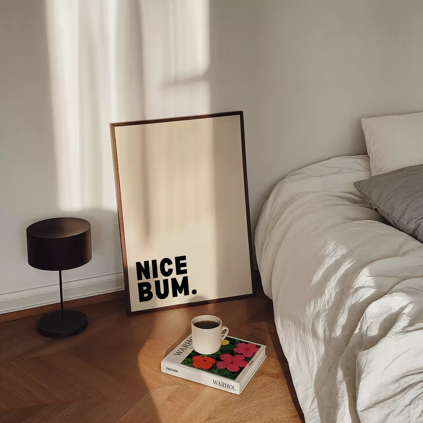 NICE BUM WALL ART PRINT