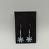 Light Blue Daisy Drop Enamel Earrings