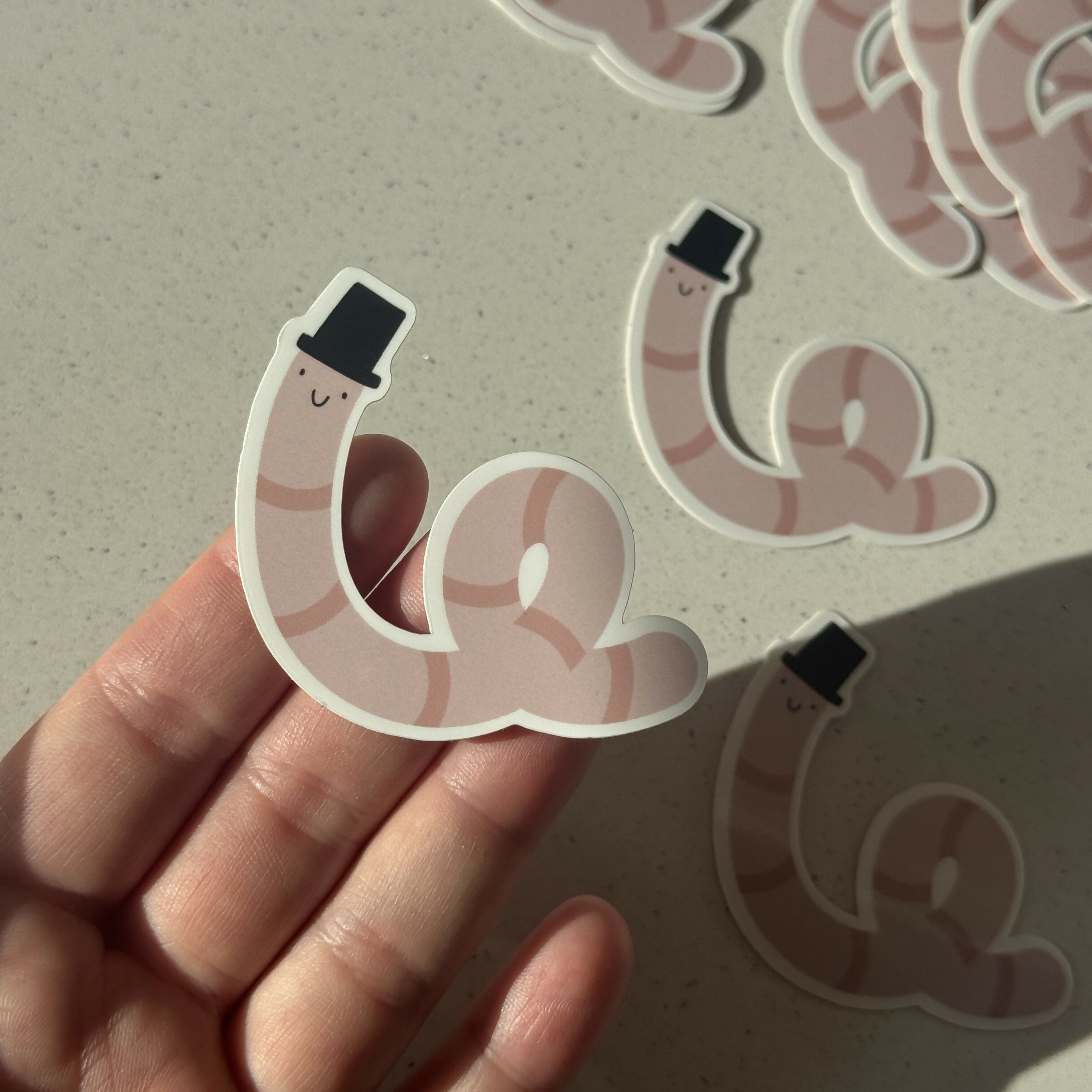 Worm Stickers