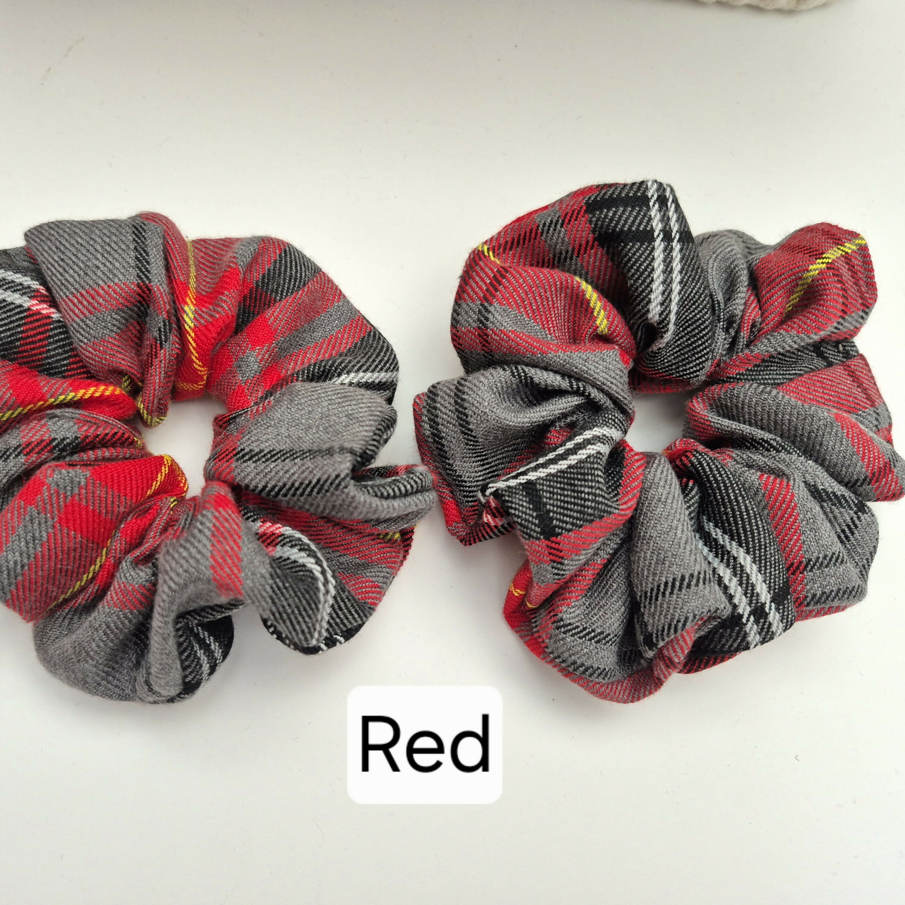 Tartan Scrunchies