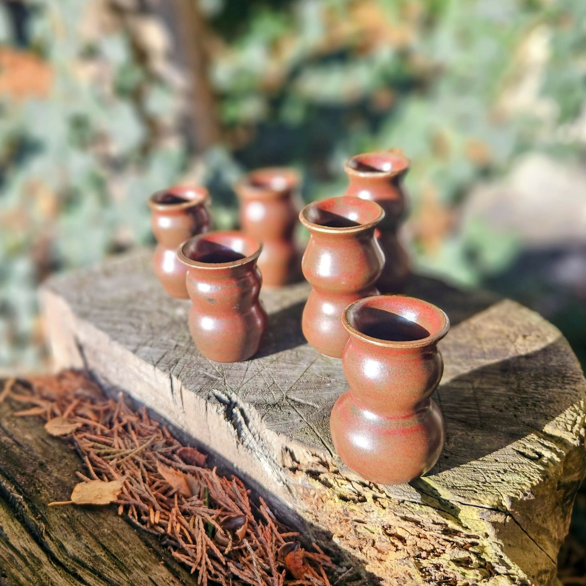 Dark Miniature Flower Vase