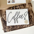 Coffee? - Wire Wall Art - Kitchen Sign