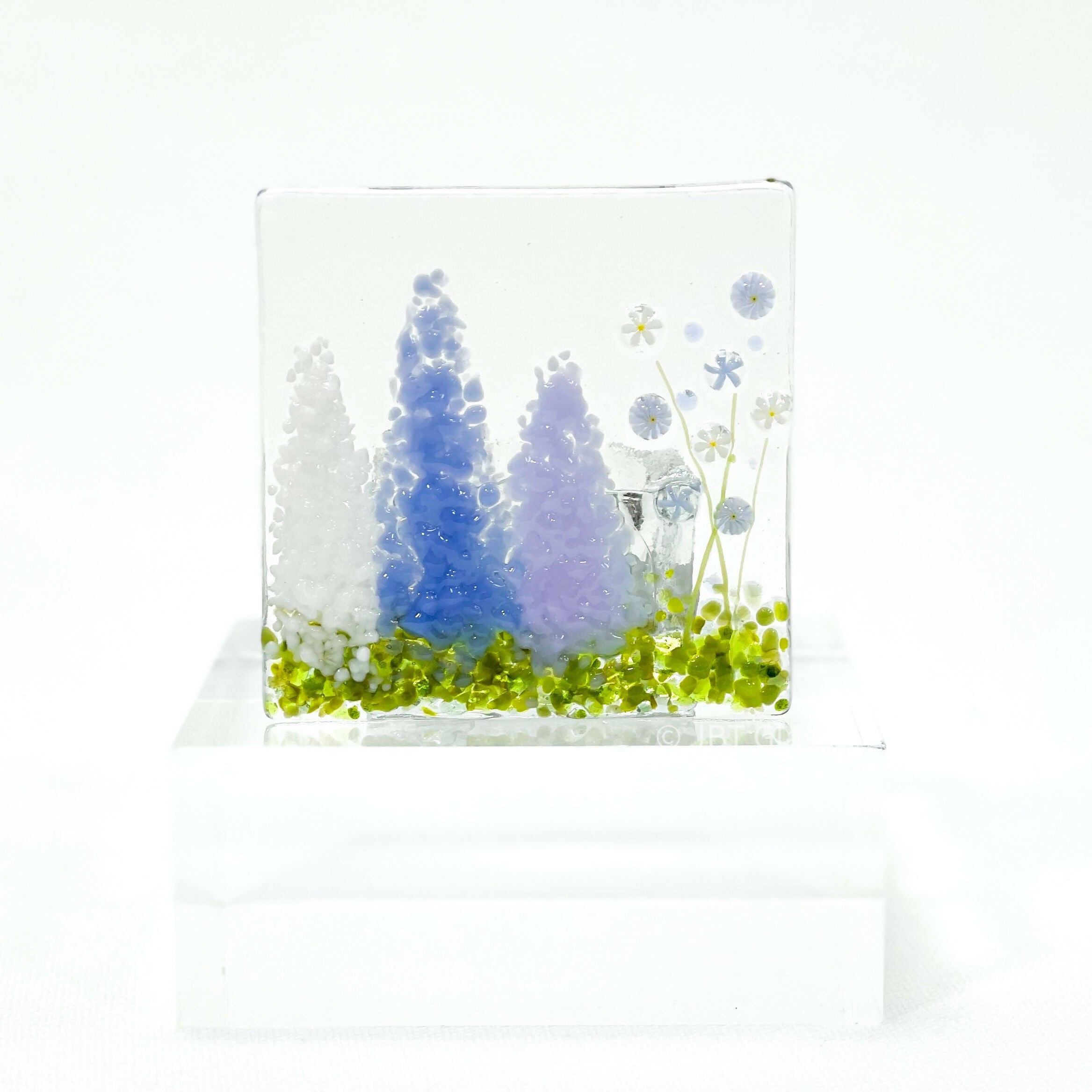Small Delphinium Tealight