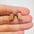 Christmas Capybara Studs