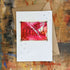 Abstract Thrilled Card in Pink