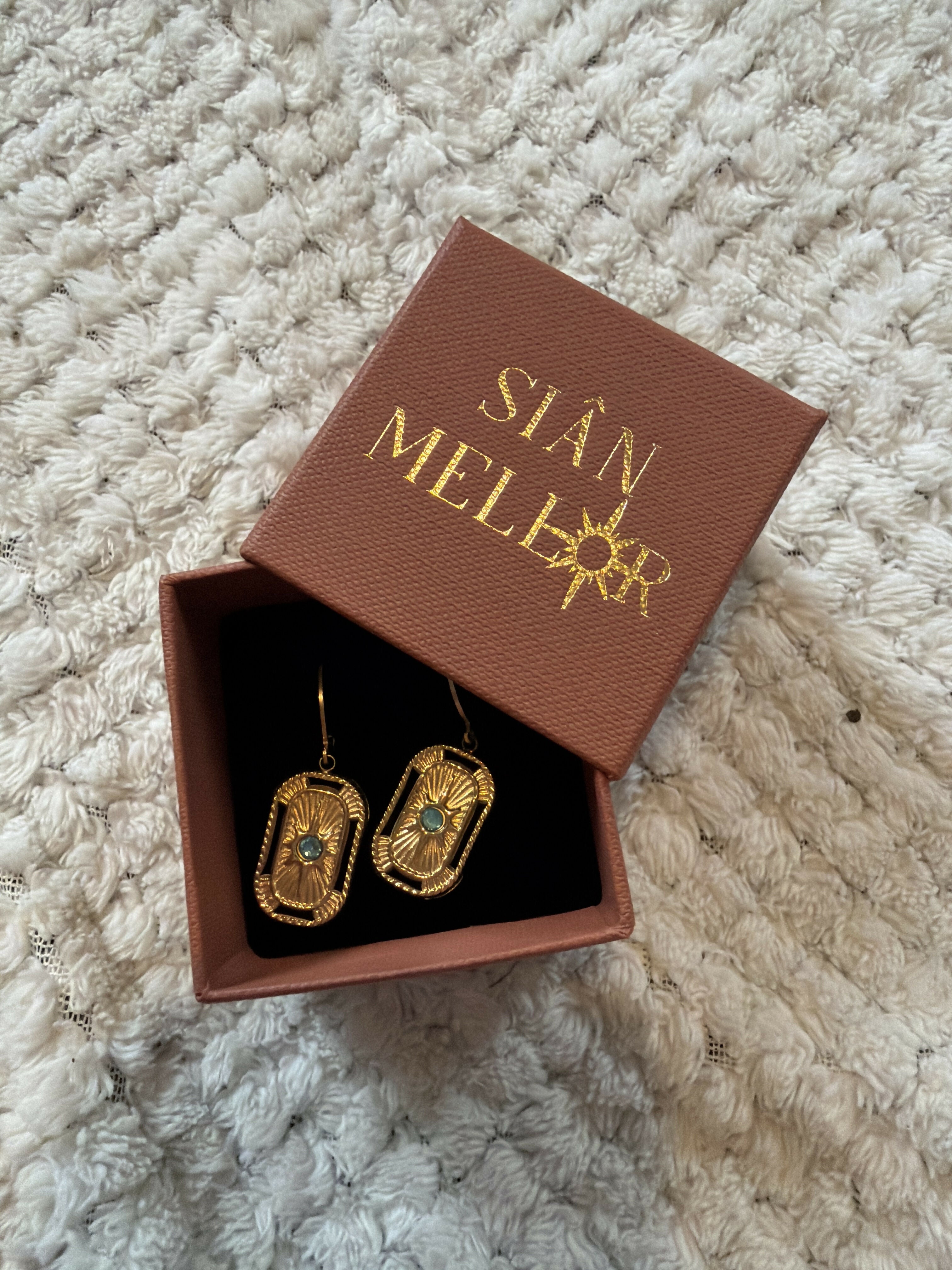 Celestial Huggie Hoops