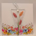 Fused Glass Flower Card
