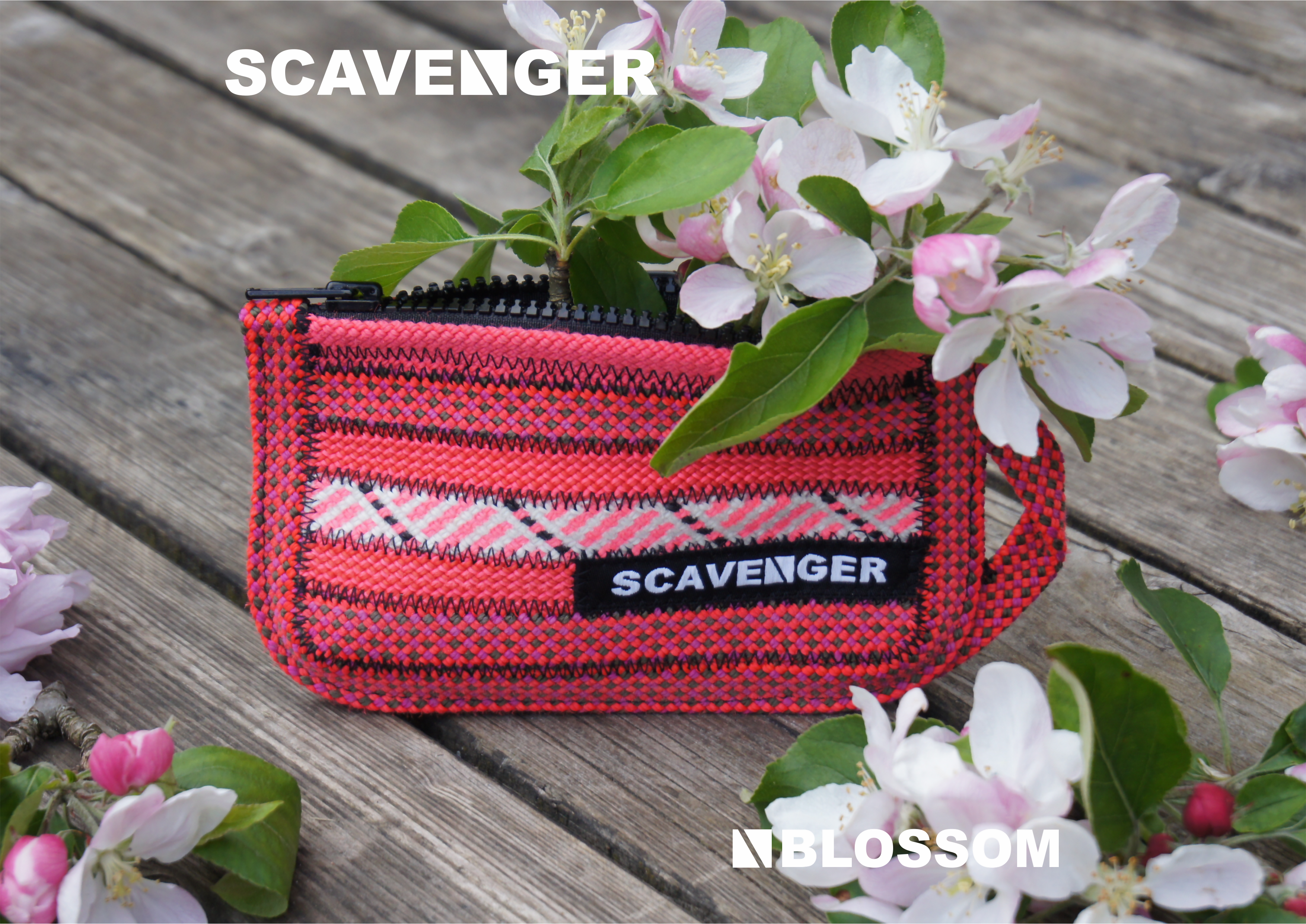 Recycled Climbing Rope Zip Pouch Medium