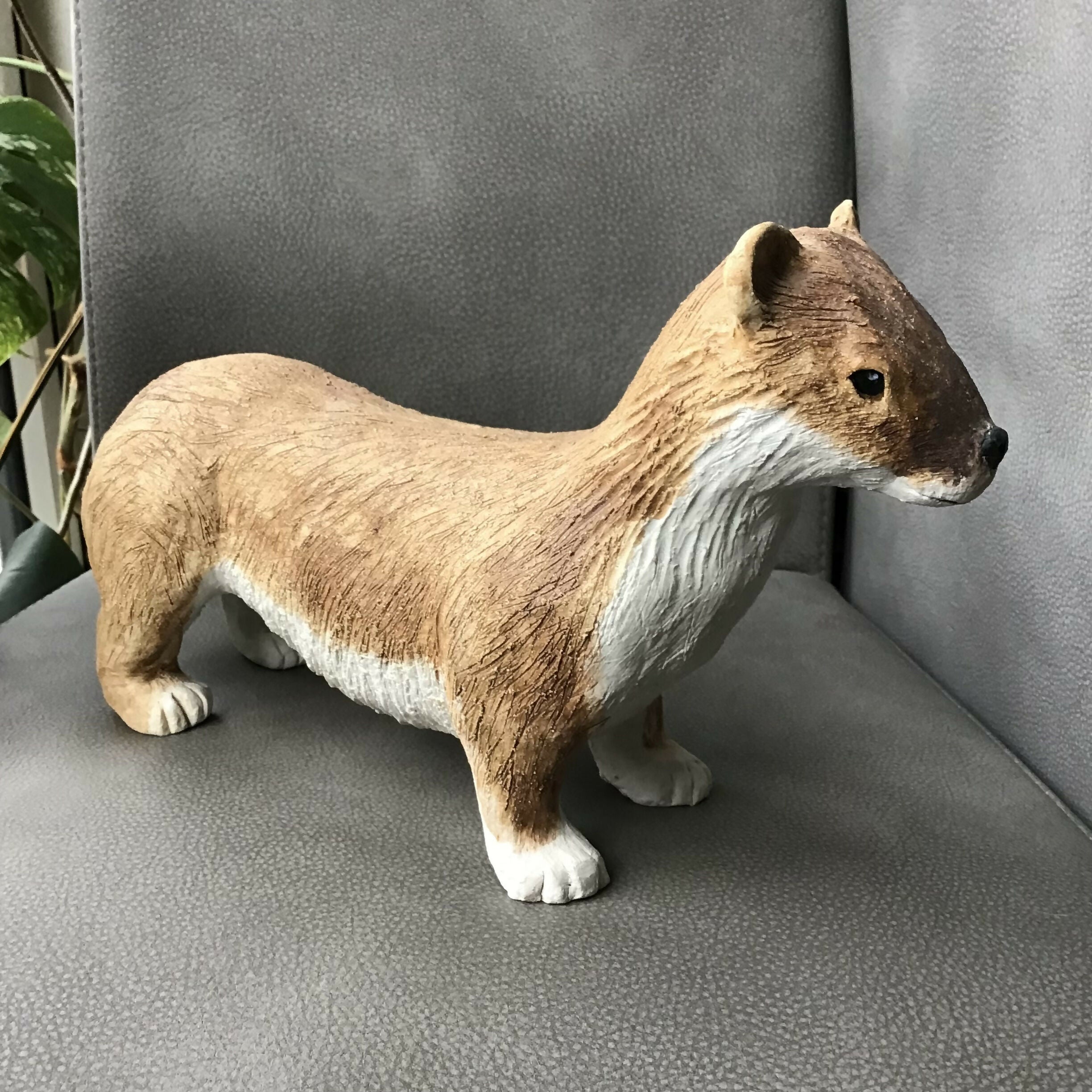 Stoat Ceramic Sculpture