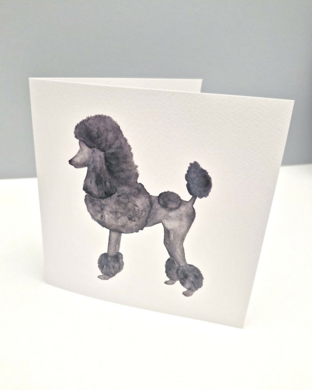Poodle Greeting Card