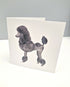 Poodle Greeting Card