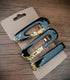 Set Of 3 Hair Clips With Glitter